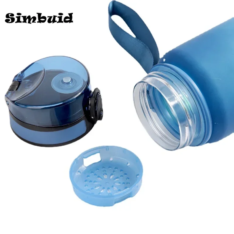 1 Liter Large Capacity Sports Water Bottle Leak Proof Colorful Plastic Cup Drinking Outdoor Travel Portable Gym Fitness Jugs - Image 12